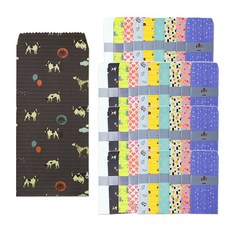 misoro 500 圖案信封組 1910 5入, 隨機出貨, 40套