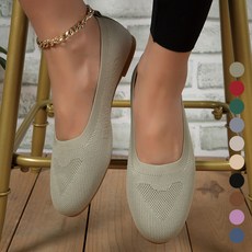 엘쏘 말랑말랑 니트 플랫 슈즈