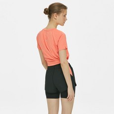 mulawear 女款網眼綁帶短袖上衣 MWSCTS022