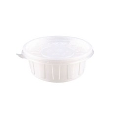 塑膠湯碗 231號 105*45mm 白色, 100件, 1個