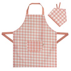 The Happy 兒童按扣式圍裙頭巾組