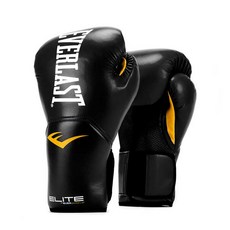 EVERLAST Elite Pro 風格訓練手套, 黑色的