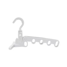 YUNMI 5孔折疊晾衣架, 1個, 白色