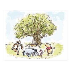 I LOVE PAINTING 小熊維尼系列DIY繪畫組 40*50cm, 維尼和朋友們