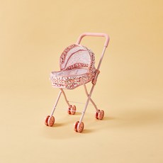 Modern House豪華娃娃推車, 粉紅色花卉, 1個