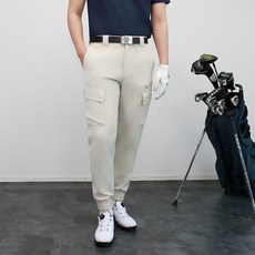 CONFIAR 男士鬆緊腰彈性工裝束口褲 TC2052