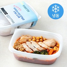 정직한 한끼 토마토맛 수비드 닭가슴살 & 채소 도시락 (냉동), 360g, 1개