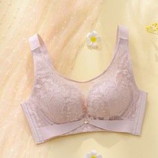 花紋蕾絲哺乳內衣