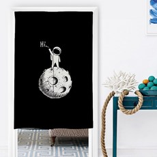 빈테리어 스페이스 양문형 파티션 커튼 + 봉