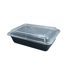 豪華附蓋方形容器 HC-32S, 150入, 1個