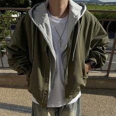 meosidda 男款Abe連帽MA-1夾克