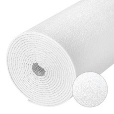 comet 高級型易黏貼自黏式絲綢隔熱防霉防潮泡棉壁紙, 珍珠白