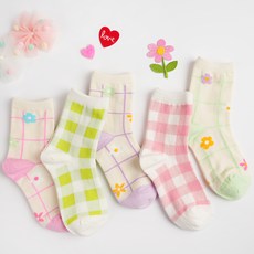 Kids FUTURE 幼兒Ali中筒襪5雙組