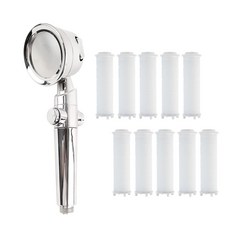 Homelike Premium 4way 水壓控制按摩過濾器淋浴 + 過濾器 10 件套, 1套