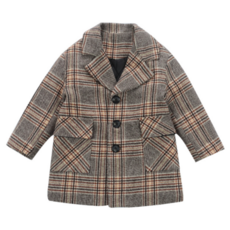 Orange Damom Angel Eye 男童三鈕扣雙口袋夾克