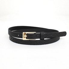 테드브라운 여성용 뱀피 골드스퀘어 벨트