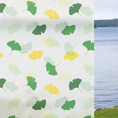 언헤브 무점착 유리창 필름 시트지, 02낙엽, 30 x 100 cm