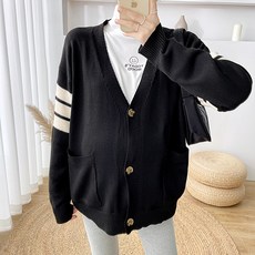 루나글램 컬리지 윈드 임산부 스웨터 가디건 sgx261