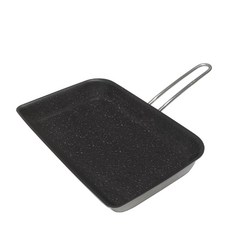 Edelkochen 3 三重王卷煎鍋灰色大理石不粘鍋, 29 x 20 厘米, 1個