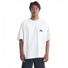 QUIKSILVER 男士寬鬆版型短袖防磨T恤 QE21RE123WHT