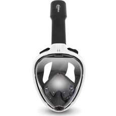 Diveepro 極限全臉浮潛面鏡 Black White S/M(125*165mm)