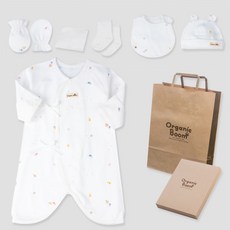 Organic Boom 嬰幼兒用 青蛇年 蛇年 出生 四季 8件組