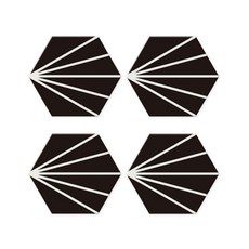 Petit Fresh 矽藻土杯墊 B07 4入, 款式7