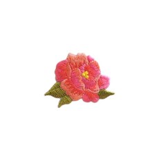 미니맥시 플라워 다꾸 자수스티커, H, 1개