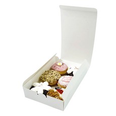 PACKAGE HERO 甜甜圈外帶盒 白色, 25個, 1件