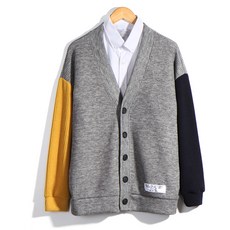 Raymon 男士Korni Oversize袖口撞色開襟衫