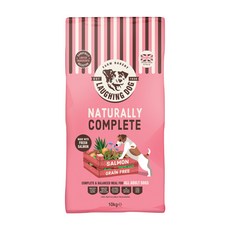 라핑독 반려동물 어덜트 그레인프리 내츄럴 연어 건식사료, 10kg