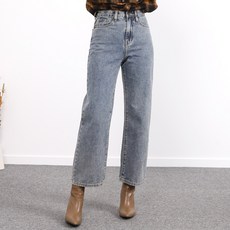 Invivid 女款自由風格無彈性復古寬鬆牛仔褲 F11I12_ij5383