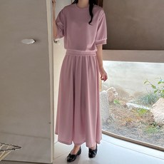 보리맘 토이 루즈핏 A라인 스커트 투피스 임부복 상하의 세트 a23