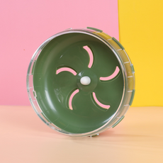 KBLANCS 高級倉鼠水晶滾輪 17.5cm, 1個, 深綠色