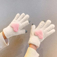 비단길 투하투 방한 터치 털장갑