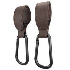 JOY MULTI 簡易嬰兒車掛鉤, 2入, 深棕色