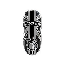 브롬톤 프레임 알루미늄 데칼 스티커, 블랙, 1개