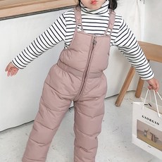 woojooi 兒童款Easy-up鋪棉吊帶褲