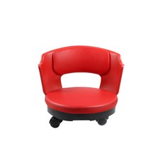 등받이 좌식의자 WS-230, 레드, 1개