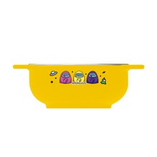 LE BARN Among Us印花防滑手柄不鏽鋼碗, 混色, 1入