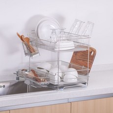 QUEEN nex Elsa 餐具瀝水架, 1個, 單一顏色, 2層