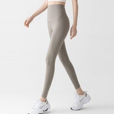 Yangnol 女士高腰瑜珈皮拉提斯九分緊身褲