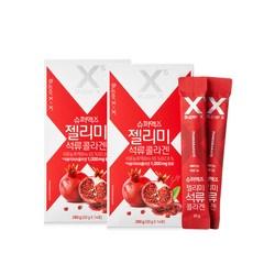 Super X Jelly Me石榴膠原蛋白 14條, 280g, 2盒