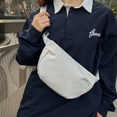 캐롤린 패브릭 미니 메신저백