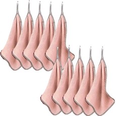 BODYBO 廚房掛勾擦手巾 20g, 淺棕色, 10個