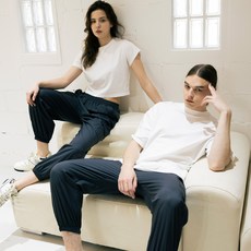 TERAWOOD 情侶 Anolounge 露營束口九分褲