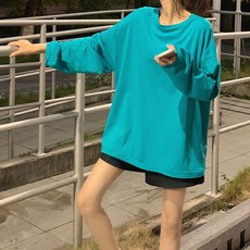 루나글램 임산부 솔리드 컬러 티셔츠