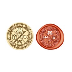 Mihwabujang 聖誕節封蠟印章 封蠟火漆印章, 25 SD_061, 1個