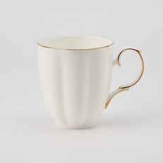 티로직 펌킨 도자기 머그컵 300ml, 1개, 화이트