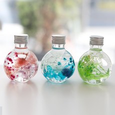 乾燥花裝飾 C 3種組+燈光, 粉色混合，藍色混合，綠色混合